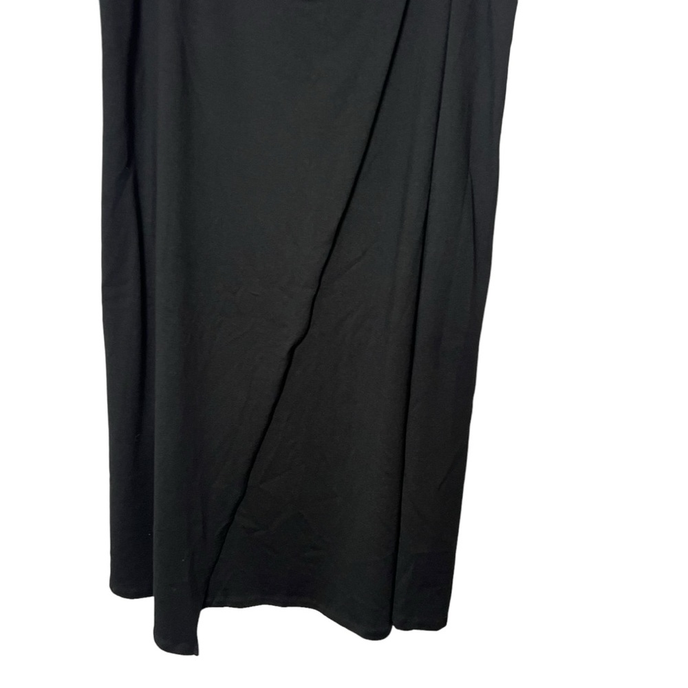 Vince Asymmetrical Overlap Skirt Black Size XXXL - Picture 3 of 7